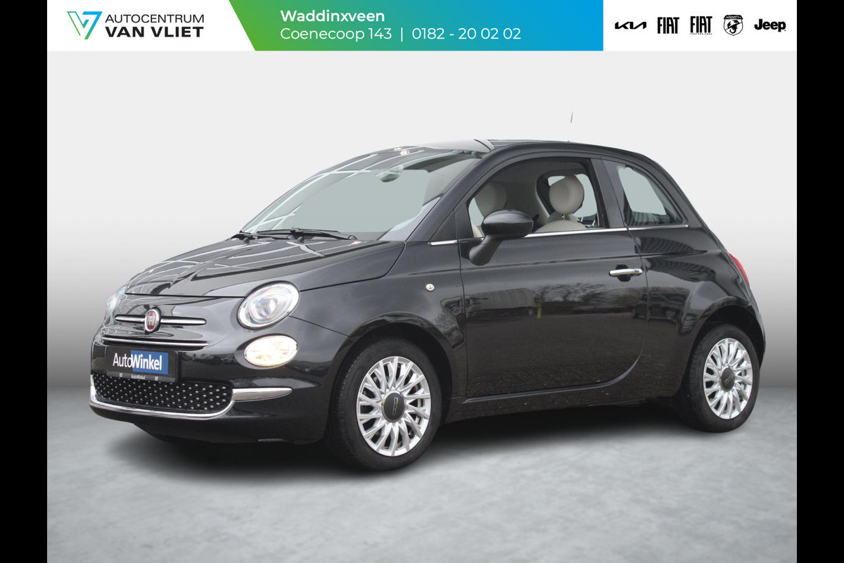 Fiat 500 1.2 Lounge | Airco | Cruise | PDC | Navi | Apple Carplay | Ambiance Ivoor