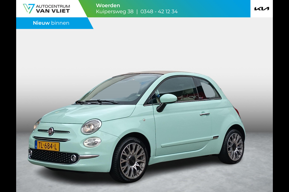 Fiat 500C TwinAir Turbo Lounge | Airco | Nav | 16" | PDC