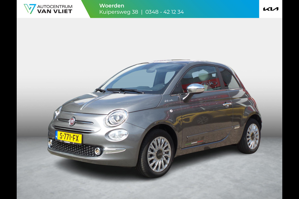 Fiat 500 Hybrid Dolcevita | Navi | PDC | Priv. glass | Pan.dak | Mistlampen | Apple Carplay