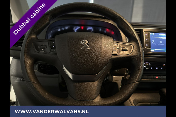 Peugeot Expert 2.0 BlueHDI 123pk L3H1 Dubbele cabine Euro6 Airco | 2x Zijdeur | Navigatie | 6 Zits 2500kg Trekhaak, Parkeersensoren, Apple Carplay, Android Auto, Cruisecontrol
