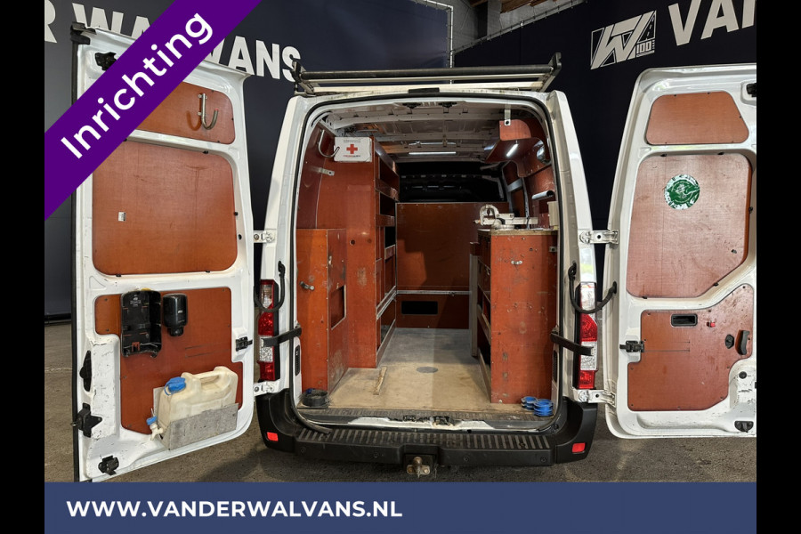 Opel Movano 2.3 CDTI 145pk L2H2 Inrichting Euro6 Airco | Imperiaal | Trap | Trekhaak | Navigatie | Camera | Parkeersensoren, Cruisecontrol, Omvormer, Bijrijdersbank, Bluetooth-telefoonvoorbereiding