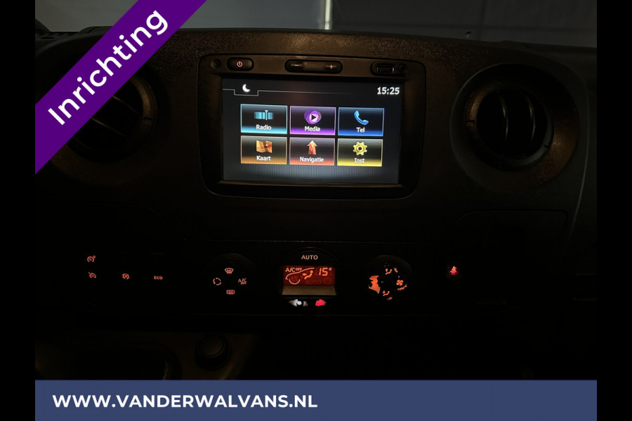 Opel Movano 2.3 CDTI 145pk L2H2 Inrichting Euro6 Airco | Imperiaal | Trap | Trekhaak | Navigatie | Camera | Parkeersensoren, Cruisecontrol, Omvormer, Bijrijdersbank, Bluetooth-telefoonvoorbereiding