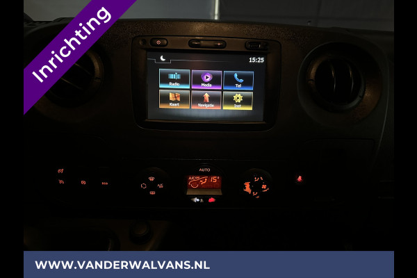 Opel Movano 2.3 CDTI 145pk L2H2 Inrichting Euro6 Airco | Imperiaal | Trap | Trekhaak | Navigatie | Camera | Parkeersensoren, Cruisecontrol, Omvormer, Bijrijdersbank, Bluetooth-telefoonvoorbereiding