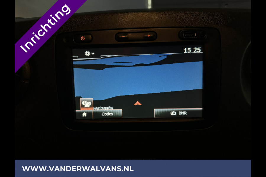 Opel Movano 2.3 CDTI 145pk L2H2 Inrichting Euro6 Airco | Imperiaal | Trap | Trekhaak | Navigatie | Camera | Parkeersensoren, Cruisecontrol, Omvormer, Bijrijdersbank, Bluetooth-telefoonvoorbereiding