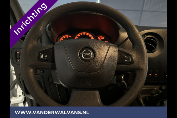 Opel Movano 2.3 CDTI 145pk L2H2 Inrichting Euro6 Airco | Imperiaal | Trap | Trekhaak | Navigatie | Camera | Parkeersensoren, Cruisecontrol, Omvormer, Bijrijdersbank, Bluetooth-telefoonvoorbereiding