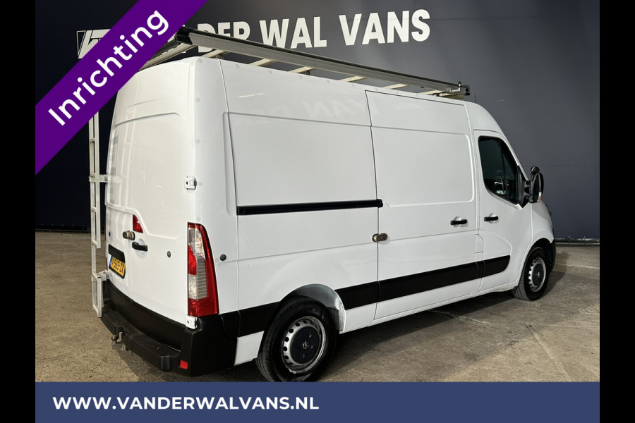 Opel Movano 2.3 CDTI 145pk L2H2 Inrichting Euro6 Airco | Imperiaal | Trap | Trekhaak | Navigatie | Camera | Parkeersensoren, Cruisecontrol, Omvormer, Bijrijdersbank, Bluetooth-telefoonvoorbereiding