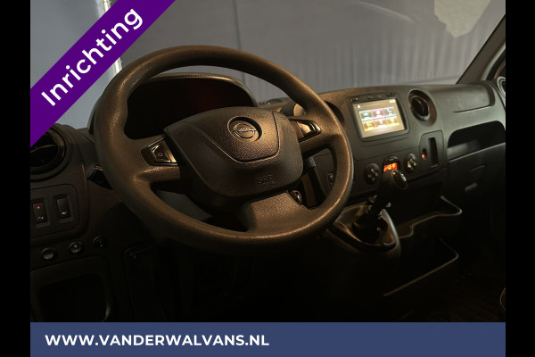 Opel Movano 2.3 CDTI 145pk L2H2 Inrichting Euro6 Airco | Imperiaal | Trap | Trekhaak | Navigatie | Camera | Parkeersensoren, Cruisecontrol, Omvormer, Bijrijdersbank, Bluetooth-telefoonvoorbereiding