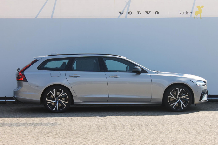 Volvo V90 T6 350PK Recharge AWD Ultimate Dark Head-up Display / Panoramisch schuif-kanteldak / Bowers@Wilkins Audio Installatie / Luchtvering / Trekhaak