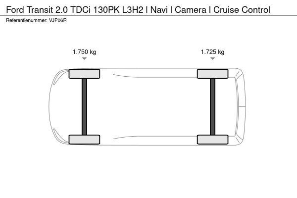 Ford Transit 2.0 TDCi 130PK L3H2 l Navi l Camera l Cruise Control