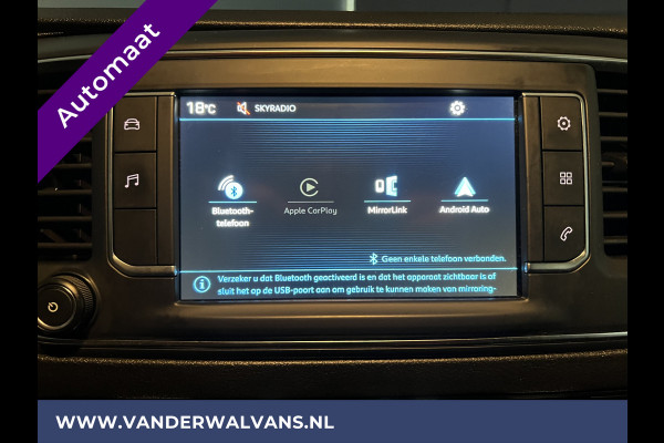 Peugeot Expert 1.6BlueHDI Automaat L2H1 Euro6 Airco | 2x Zijdeur | Camera | Trekhaak imperiaal, Apple Carplay, Android Auto, Cruisecontrol, Parkeersensoren, Bijrijdersbank,  Stoelverwarming