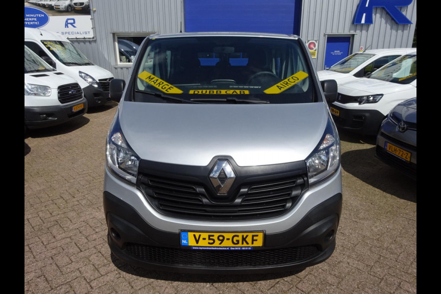 Renault Trafic 1.6 dCi T29 L2H1 DUBBELE CABINE MARGE AUTO AIRCO CRUISE NAV