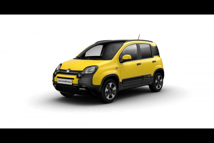 Fiat Panda Hybrid Pandina | Airco | Cruise | Priv Glass | Dakrails | 15" | PDC | Apple Carply | Bicolore