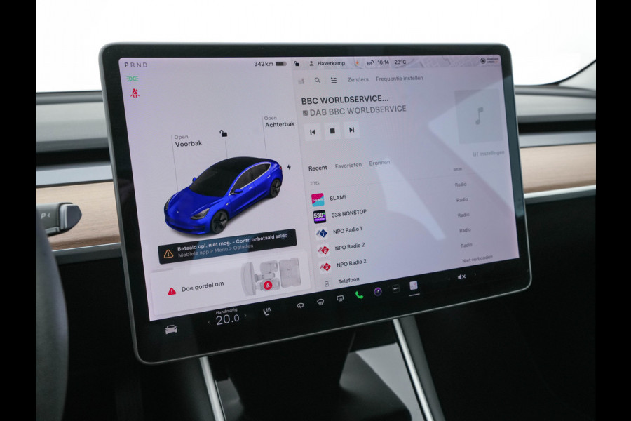 Tesla Model 3 Long Range 75 kWh AWD [ 3-Fase ] (INCL-BTW) *PANO | AUTO-PILOT | NAPPA-VOLLEDER | FULL-LED | MEMORY-PACK | SURROUND-VIEW | DAB | APP-CONNECT | VIRTUAL-COCKPIT | LANE-ASSIST | COMFORT-SEATS | 18"ALU*