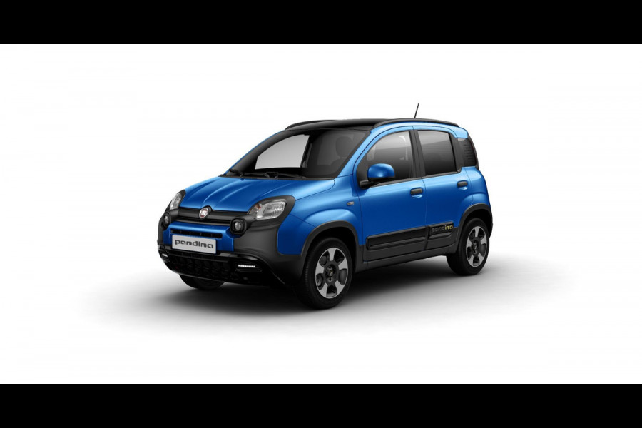 Fiat Panda Hybrid Pandina | Airco | Cruise | Priv Glass | Dakrails | 15" | PDC | Apple Carply | Blue Italia