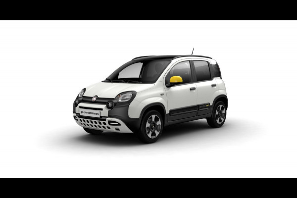 Fiat Panda Hybrid Pandina | Airco | Cruise | Priv Glass | Dakrails | 15" | PDC | Apple Carply | Bicolore