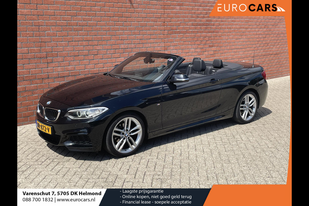 BMW 2 Serie Cabrio 218i M Sport Automaat High Executive Leder Navigatie Xenon Stoelverwarming Climate Control 18inch etc.