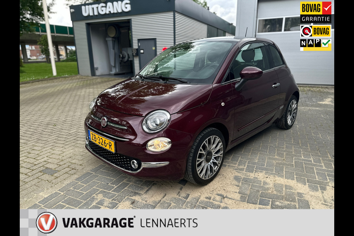 Fiat 500 1.2 Lounge, Rijklaarprijs / 12 mnd garantie