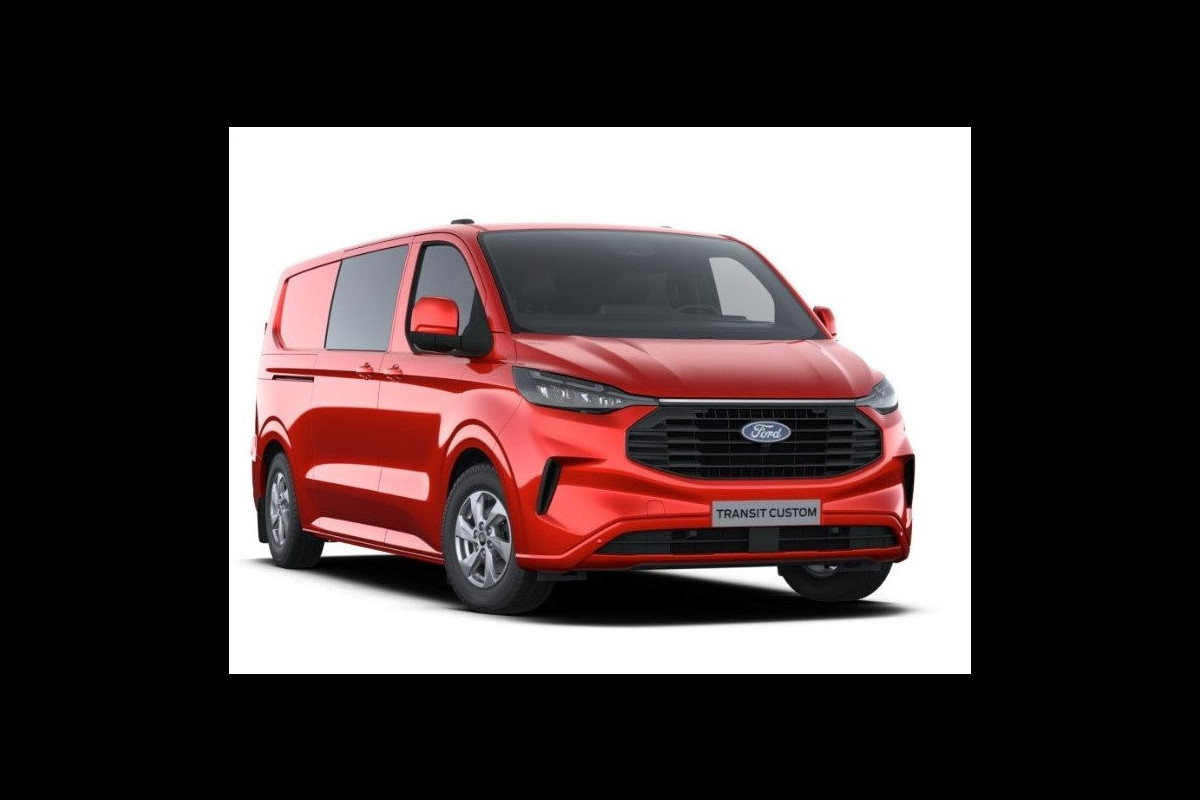 Ford Transit Custom 2.0 TDci 170pk L2 H1 Limited DC Airco Navigatie Camera 2x Schuifdeur