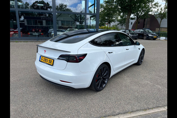 Tesla Model 3 Performance AWD 75 kWh ORG. NL. NAP KM. | AUTOPILOT | LEDER | PANO | RIJKLAARPRIJS INCL. 12 MND. BOVAGGARANTIE