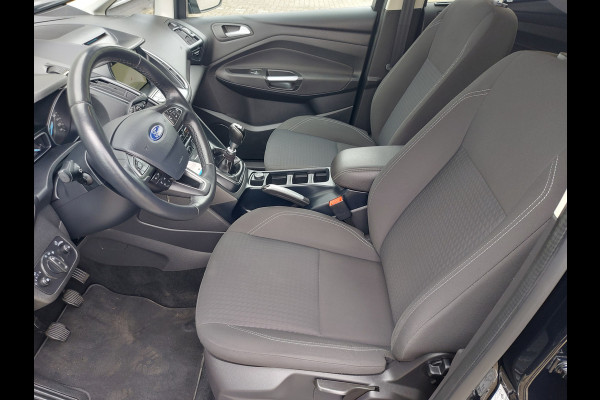 Ford C-MAX 1.0 125PK Titanium airco,stoel/stuur verwarming,dab,navigatie,applecarplay/android,parkeersensoren achter,