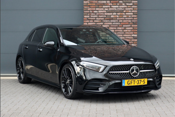 Mercedes-Benz A-Klasse 180 d AMG Line Aut8 | Distronic+ | Keyless Go | Sfeerverlichting | Surround Camera | Apple Carplay | Widescreen | Multibeam LED | Nightpakket | Rijassistentiepakket |