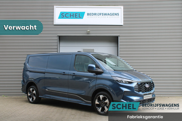 Ford Transit Custom 300 2.0 TDCI L2H1 Sport 170pk - 1+1 Stoelopstelling - 2x Schuifdeur - 19" LM velgen - ACC - Blind spot - Navi - Camera - Verwarm