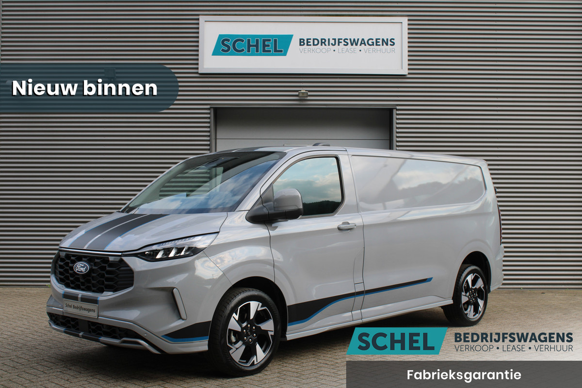 Ford Transit Custom 300 2.0 TDCI L2H1 Sport 170pk - 19" LM velgen - ACC - Blind spot - Navi - Camera - Verwarmd stuur - Rijklaar