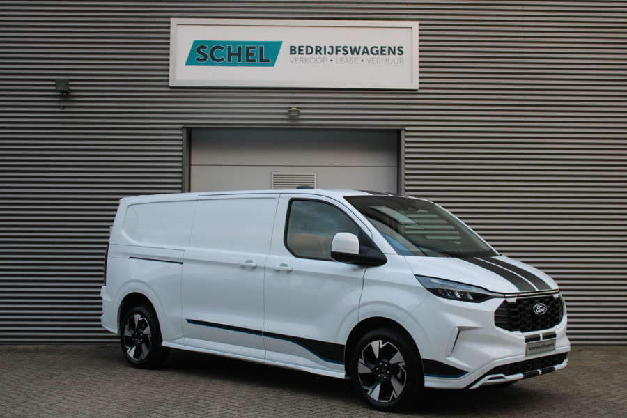 Ford Transit Custom 300 2.0 TDCI L2H1 Sport 170pk - 2x Schuifdeur - 19" LM velgen - ACC - Blind spot - Navi - Camera - Verwarmd stuur - Rijklaar