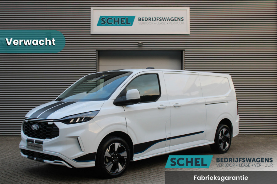 Ford Transit Custom 300 2.0 TDCI L2H1 Sport 170pk - 2x Schuifdeur - 19" LM velgen - ACC - Blind spot - Navi - Camera - Verwarmd stuur - Rijklaar