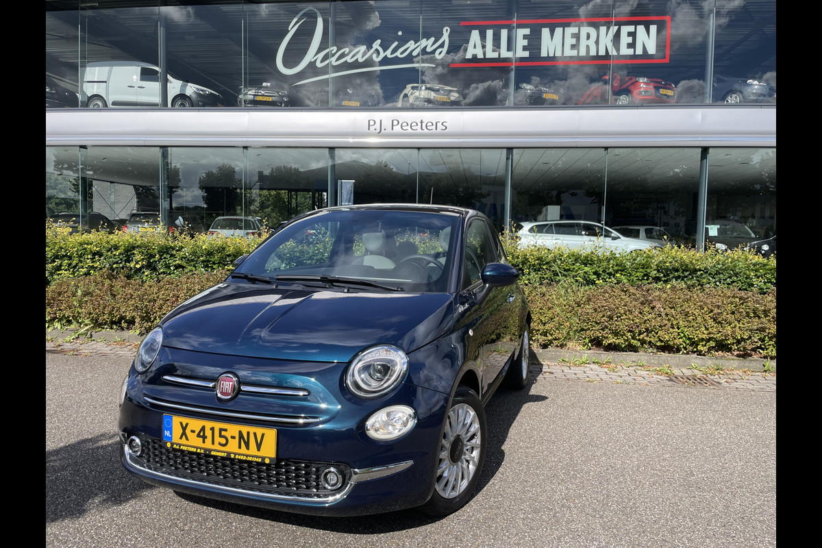 Fiat 500 1.0 Hybrid Dolcevita Clim. control - Cruise control - Parks-A - Pano-dak - Navi - U-con. - Radio/USB/AUX/DAB/TEL - MFL-Stuurwiel - ML - LMV - Ramen E-VZ - LED