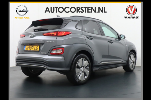 Hyundai Kona EV 64 kWh 204PK Grootste ACCU 3d-Navi Camera Apple Carplay DAB Android PDC Warmtepomp Lane-assist+Waarsch. Adaptive-CruiseContro Fashion Connected Services Elektr.Ramen+Spiegels Licht+Regensensor ACC HuD ETMS Priv.Glas ESP Vermoeidheids-herk. Botswaarsch. AEB ASR ESP nieuw 43000 euro enorm Elektr. Bereik !