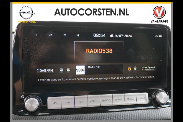 Hyundai Kona EV 64 kWh 204PK Grootste ACCU 3d-Navi Camera Apple Carplay DAB Android PDC Warmtepomp Lane-assist+Waarsch. Adaptive-CruiseContro Fashion Connected Services Elektr.Ramen+Spiegels Licht+Regensensor ACC HuD ETMS Priv.Glas ESP Vermoeidheids-herk. Botswaarsch. AEB ASR ESP nieuw 43000 euro enorm Elektr. Bereik !