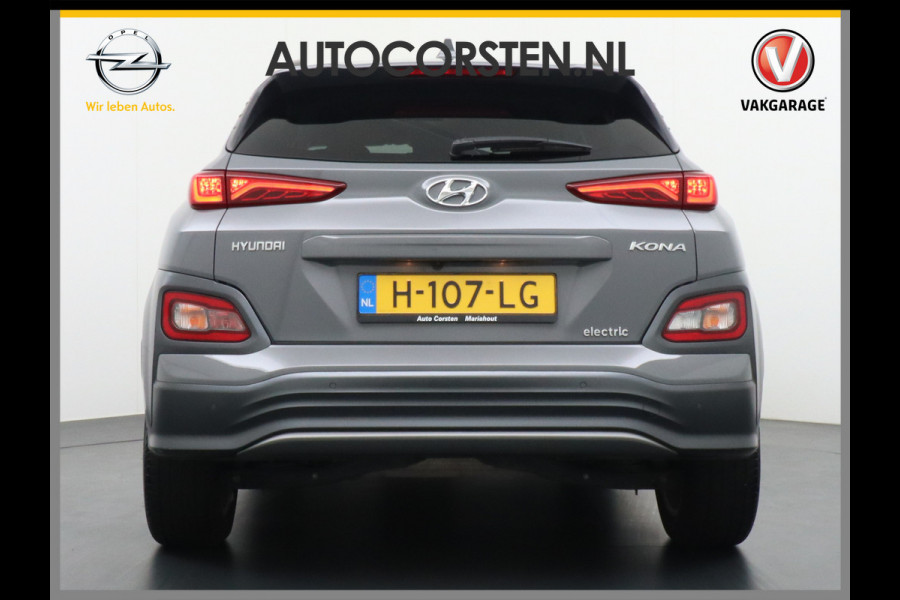 Hyundai Kona EV 64 kWh 204PK Grootste ACCU 3d-Navi Camera Apple Carplay DAB Android PDC Warmtepomp Lane-assist+Waarsch. Adaptive-CruiseContro Fashion Connected Services Elektr.Ramen+Spiegels Licht+Regensensor ACC HuD ETMS Priv.Glas ESP Vermoeidheids-herk. Botswaarsch. AEB ASR ESP nieuw 43000 euro enorm Elektr. Bereik !