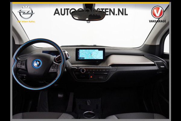 BMW i3 120Ah 42 kWh Navi Adaptive-Cruise+Stop&Go Multi-Media Camera Driving-assistent-plus 20"lmv File-Assistent Achteropkomend-Verkeer LED Elektr.Spiegels+Verwarmd Verwarming/koeling/navi via telefoon Executive Edition 120Ah 42 kWh Orig,NLse Auto 1e eigenaar Deze rappe BMW is ook heel veilig, licht en duurzaam dankzij Carbon en kunstof !