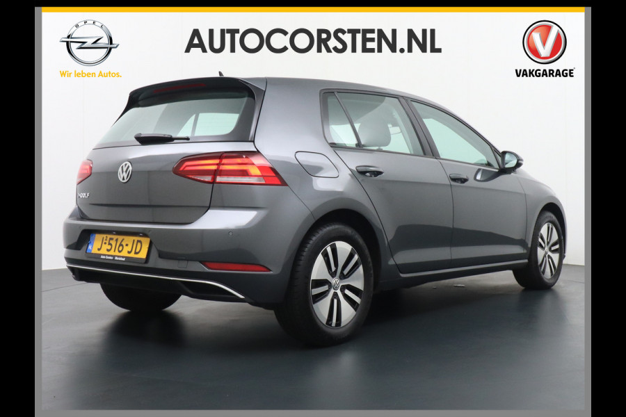 Volkswagen e-Golf Adap.Cruise Navi-Pro Warmtepomp App-Connect Apple Android MirrorLink Led Pdc Dab Tel. Usb Ecc Isofix 16''LM EDITION