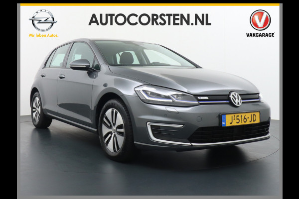 Volkswagen e-Golf Adap.Cruise Navi-Pro Warmtepomp App-Connect Apple Android MirrorLink Led Pdc Dab Tel. Usb Ecc Isofix 16''LM EDITION