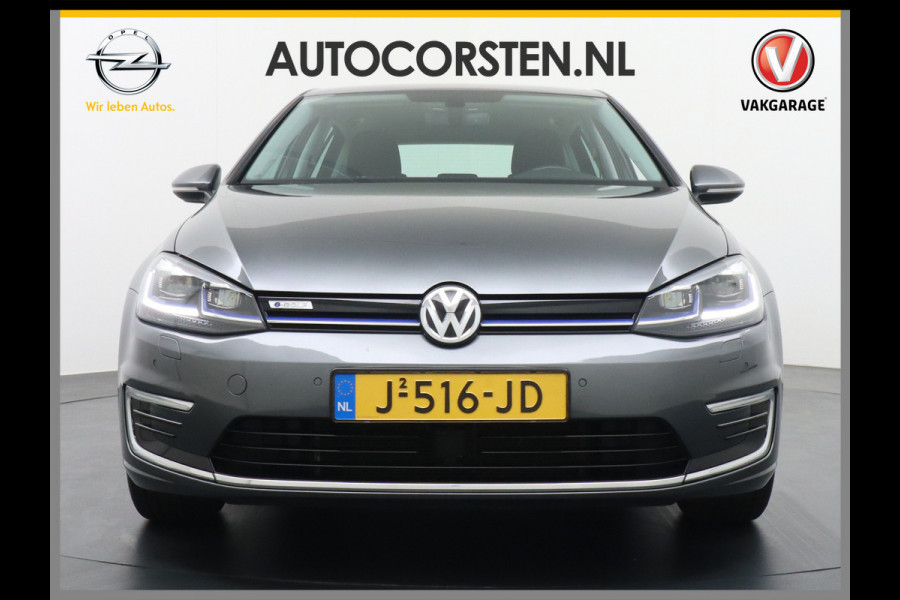 Volkswagen e-Golf Adap.Cruise Navi-Pro Warmtepomp App-Connect Apple Android MirrorLink Led Pdc Dab Tel. Usb Ecc Isofix 16''LM EDITION