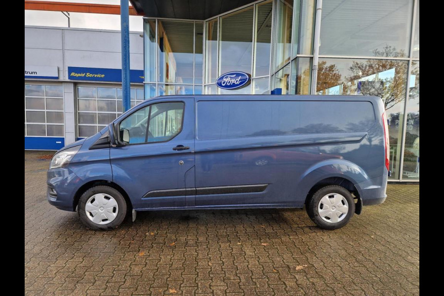 Ford Transit Custom 300 2.0 TDCI L2H1 Trend 130pk SCI | Automaat | Driver Assistance Pack Premium | Navigatiesysteem | Camera| Reservewiel | Chrome Blue Metallic