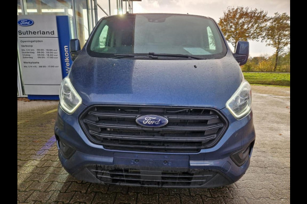 Ford Transit Custom 300 2.0 TDCI L2H1 Trend 130pk SCI | Automaat | Driver Assistance Pack Premium | Navigatiesysteem | Camera| Reservewiel | Chrome Blue Metallic