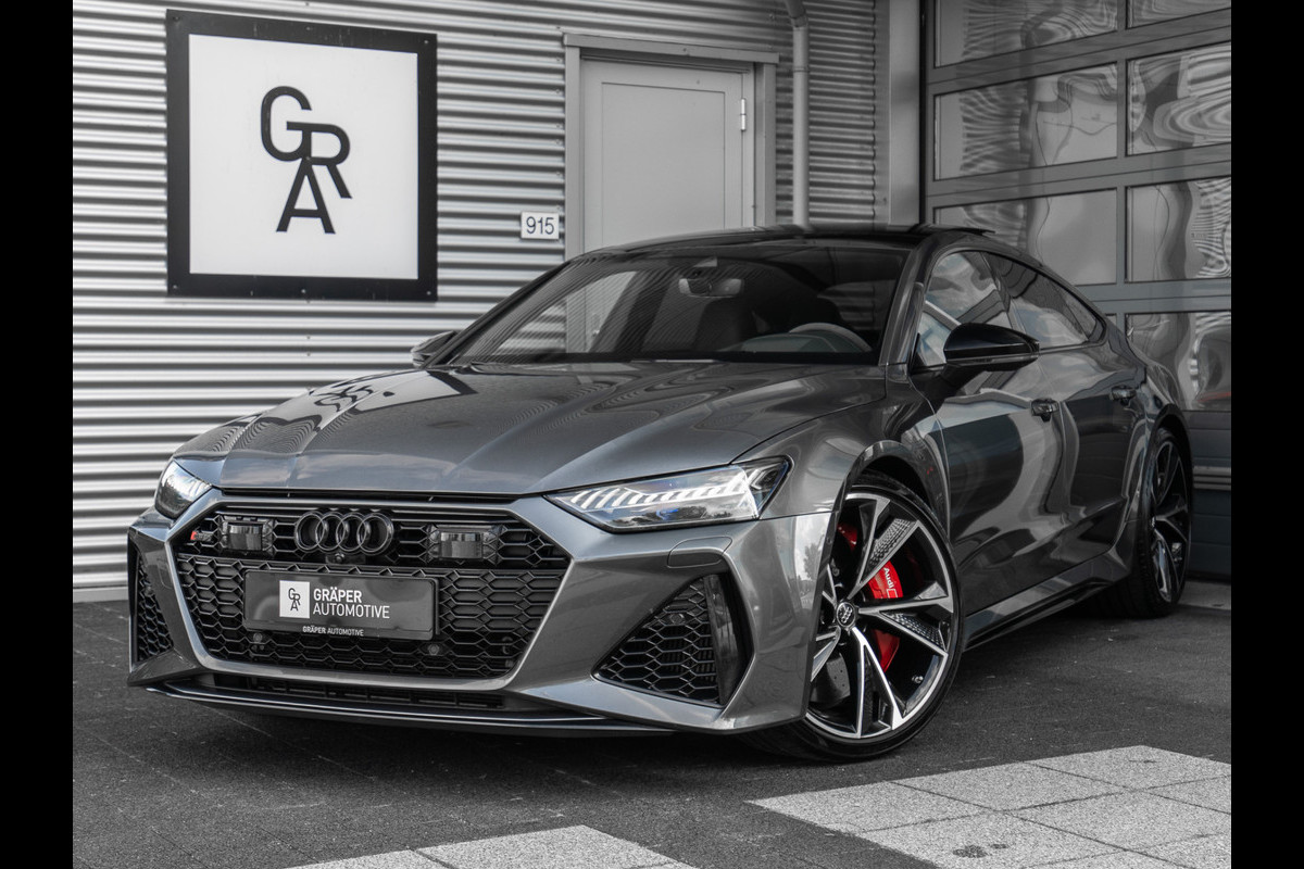 Audi RS7 Sportback 4.0 TFSI V8 Quattro | Keramisch | Head-up | Zwart optiek