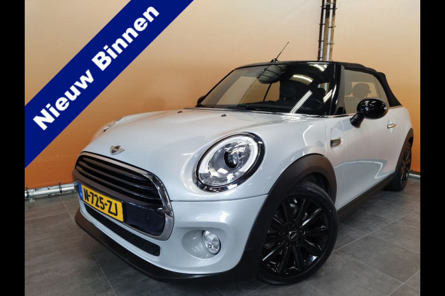 MINI Cabrio 1.5 Cooper Chili Serious Business sportstoelen navigatie