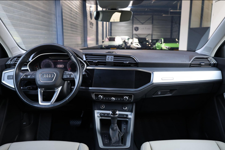 Audi Q3 Sportback 35 TFSI S-line LED/VIRTUAL/KEYLESS/LEER+S.VERWARMING/CAM/20" LMV/LINE/CRUISE/ECC/12 MDN GARANTIE!