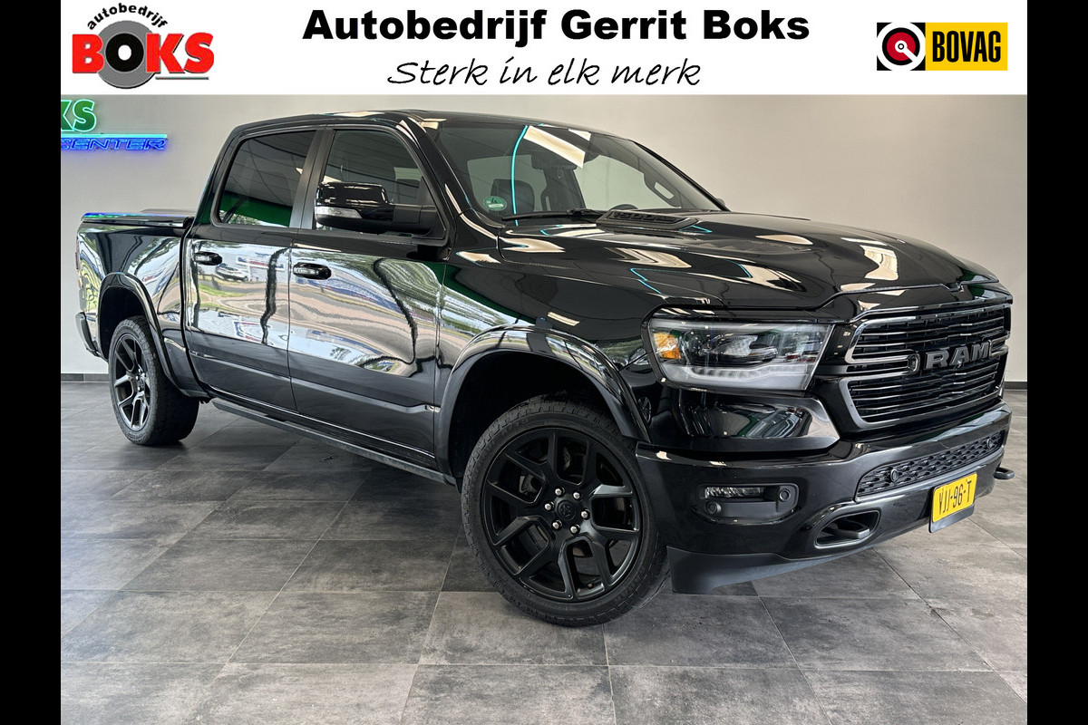 Dodge Ram 1500 5.7 Hemi V8 4x4 Crew Cab Laramie Kleppen Systeem Uitlaat. Panorama dak, 22 LMV ,Trekhaak, Navigatie  1e Eigenaar. Full opties