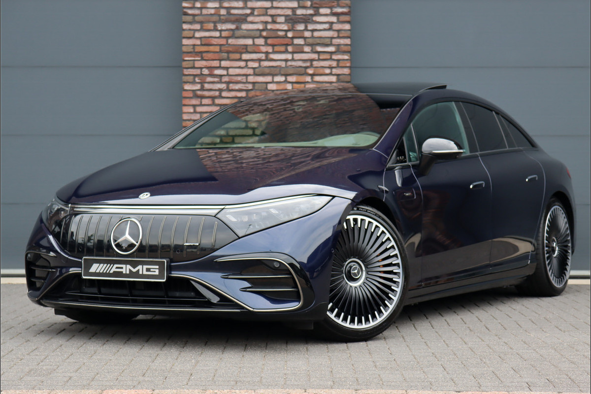 Mercedes-Benz EQS AMG 53 4-MATIC+ 108 kWh | 761 PK | 92.500,- ex BTW, Hyperscreen | Keramisch | Achterasbesturing+ | Distronic+ | AMG Drivers Package | Trekhaak | Burmester3D | Stoelventilatie | HUD |