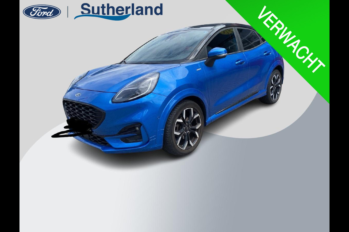 Ford Puma 1.0 EcoBoost Hybrid ST-Line X | 155pk | Adaptive cruise control | Dodehoeksensoren | Winter pack | Zwart contrasterend dak