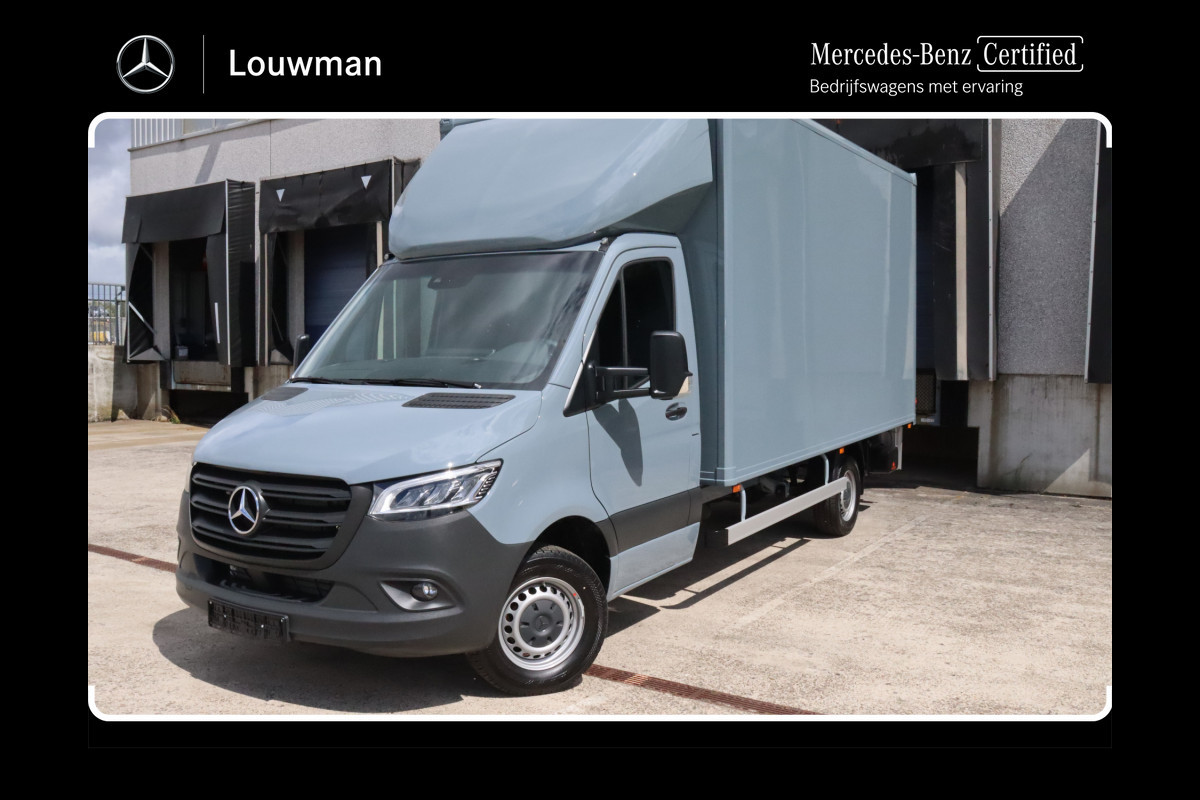 Mercedes-Benz Sprinter 317 Bakwagen Meubelbak met laadklep L3 Nieuw Achterwielaandrijving 10.25 MBUX 9G Automaat 24 maanden Mercedes-Benz Certified Gar