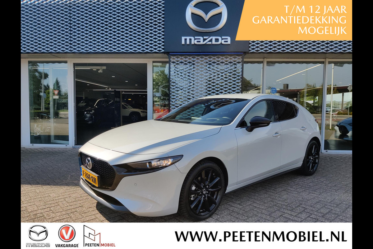 Mazda 3 2.0 e-SkyActiv-G M Hybrid 150 Homura | VAKANTIEVOORDEEL! | 4 SEASON BANDEN | 6 JAAR GARANTIE |