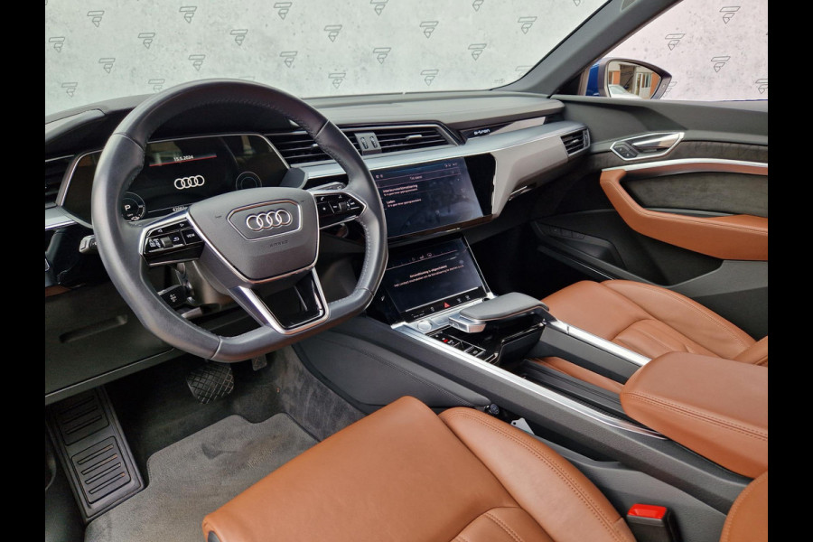 Audi e-tron 55 quattro advanced 95 kWh Automaat | Bang & Olufsen | Leder | Luchtvering | Stoelverwarming | Ambianceverlichting | Camera |