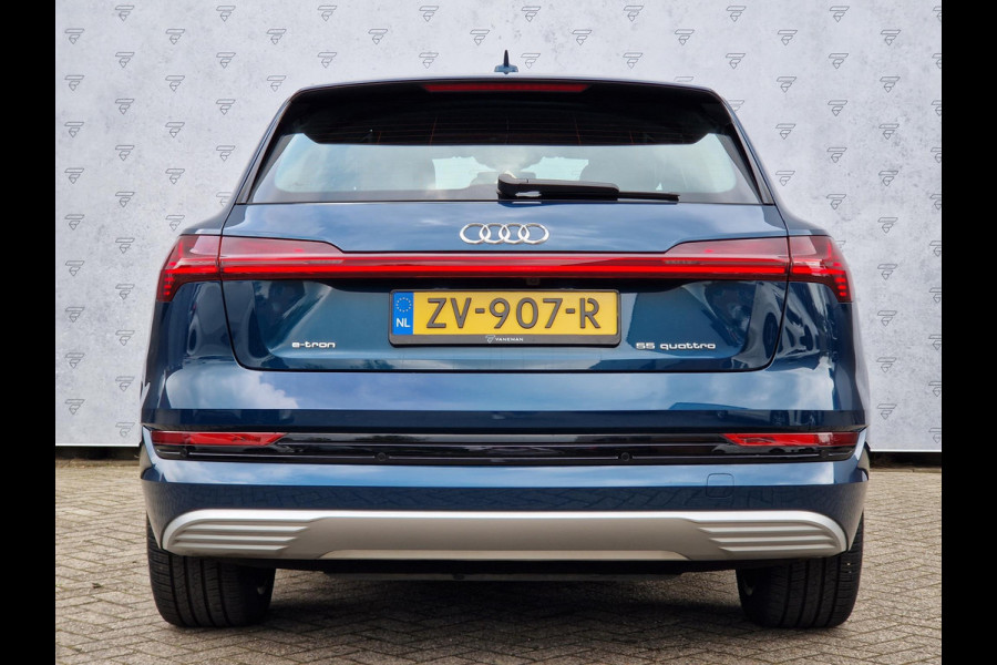 Audi e-tron 55 quattro advanced 95 kWh Automaat | Bang & Olufsen | Leder | Luchtvering | Stoelverwarming | Ambianceverlichting | Camera |