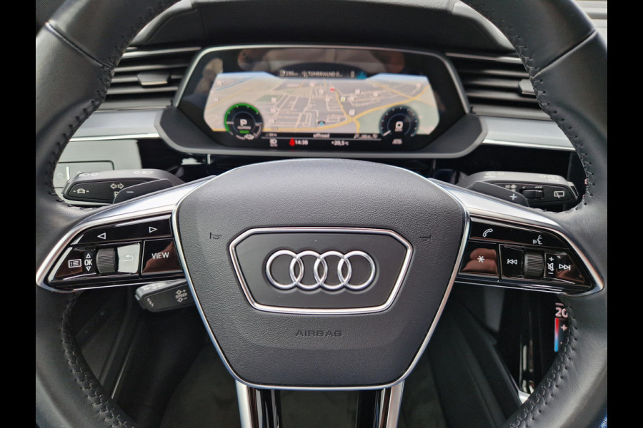 Audi e-tron 55 quattro advanced 95 kWh Automaat | Bang & Olufsen | Leder | Luchtvering | Stoelverwarming | Ambianceverlichting | Camera |